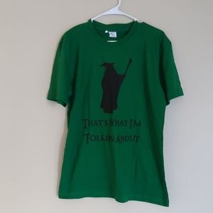 Green That's what I'm Tolkien about shirt medium